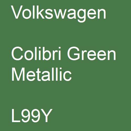 Volkswagen, Colibri Green Metallic, L99Y.